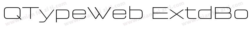 QTypeWeb ExtdBold W03 Regular字体转换